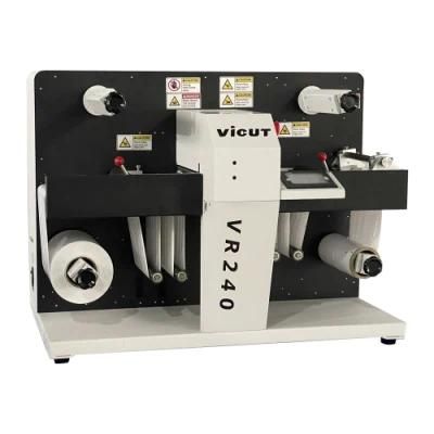 Automatic Rotary Kiss Cut Vinyl Sticker Label Die Cutting Machine with Slitter