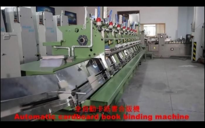 New Student′s Book Automatic Board Book Binding and Cartoon Book Making Machine