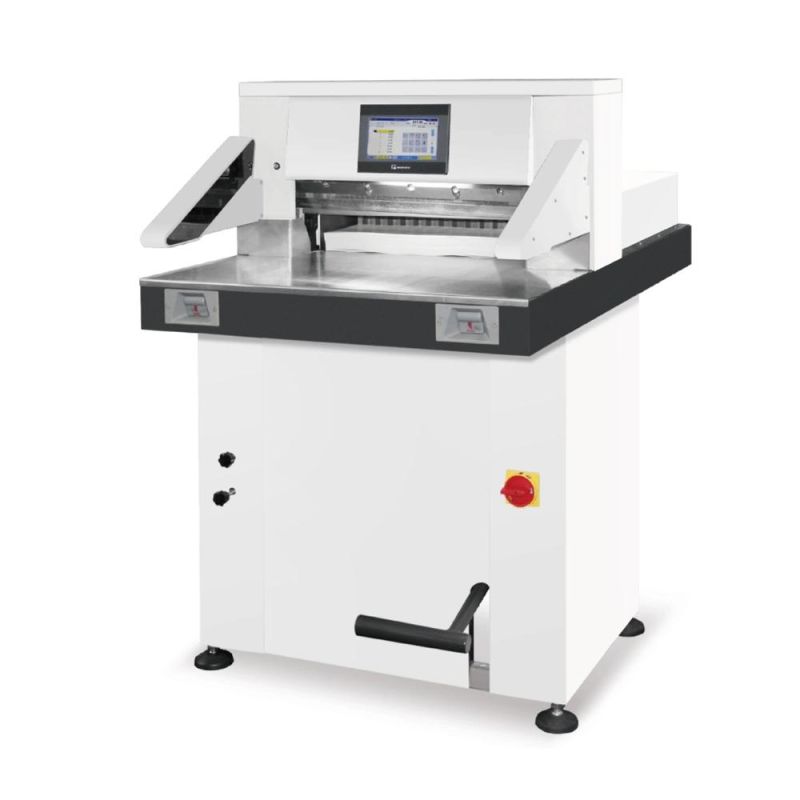 52e Programmable Hydraulic Paper Cutter Max. Cutting Width 21" 520 mm