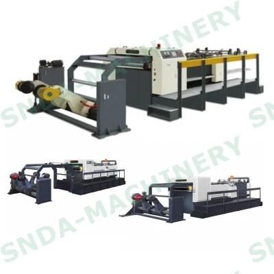 High Speed Hobbing Cutter Paper Jumbo Roll to Sheet Cutting Machine China Manufacturer