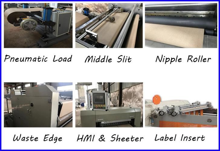Big Size Printable Paper Roll to Sheets Cutting Machine with Automatic Sheets Stacking Unit China Price