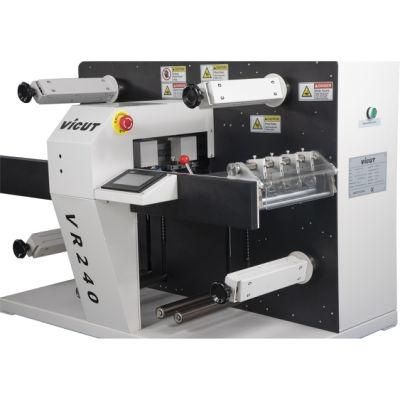 Rotary Label Die Cutter with Laminating and Slitting Model Vr240