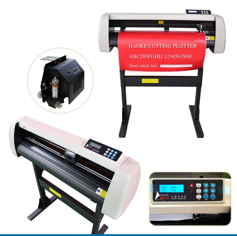 High Precision Color Mark Sensor Contour Cutting Plotter with Knife to Cut Stickers and Soft Material Machine