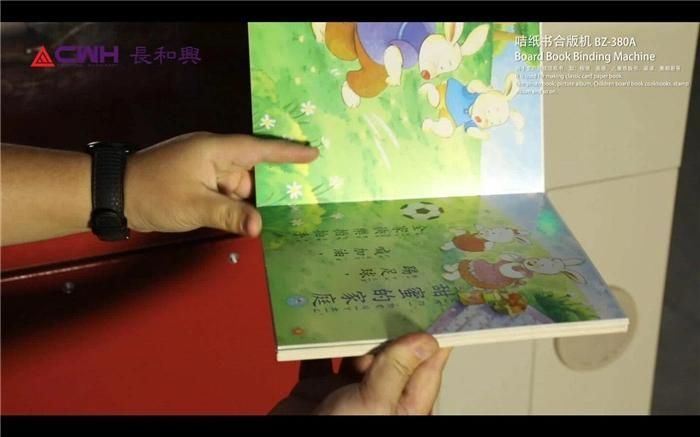 Semi-Automatic Board Book Binding Machine for Children′s Boardbook