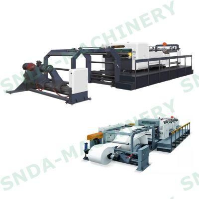 Rotary Blade Two Roll Automatic Duplex Paper Sheeter China Manufacturer