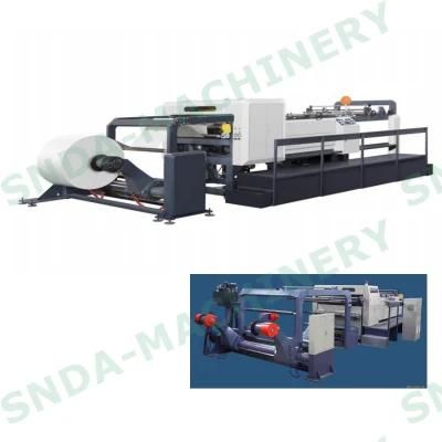 Rotary Blade Two Roll Jumbo Paper Sheeting Machine China Manufacturer