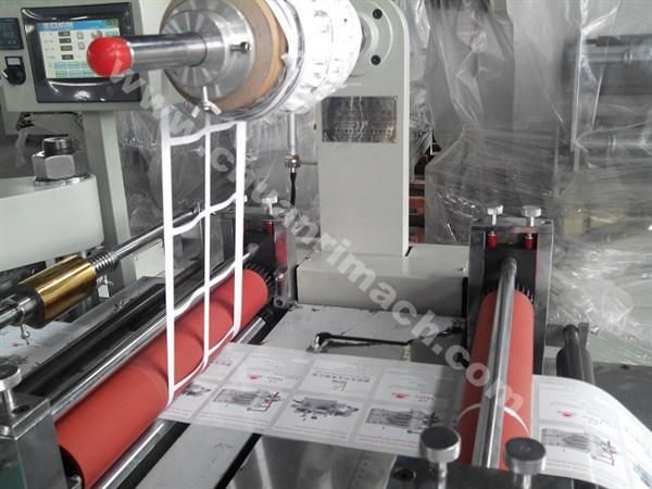 Adhesive Label Automatic Die Cutting Machine with Sheeting Function Cutter