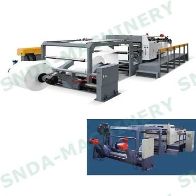Rotary Blade Two Roll Reel Paper to Sheet Cutting Machine China Manufacturer