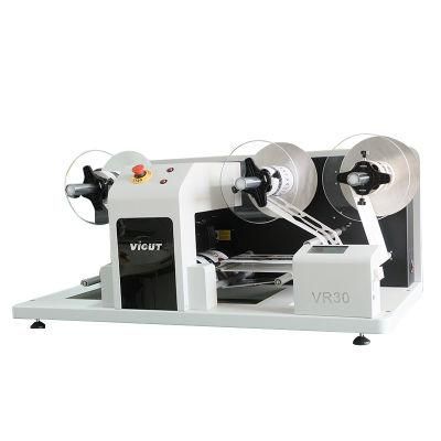 Automatic High Speed Roll Label Roll Die Cutting Machine Roatry Label Cutter Vr30