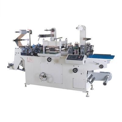 350mm High Speed Flat Bed with Sensor Label Die Cutting Machine Made in China