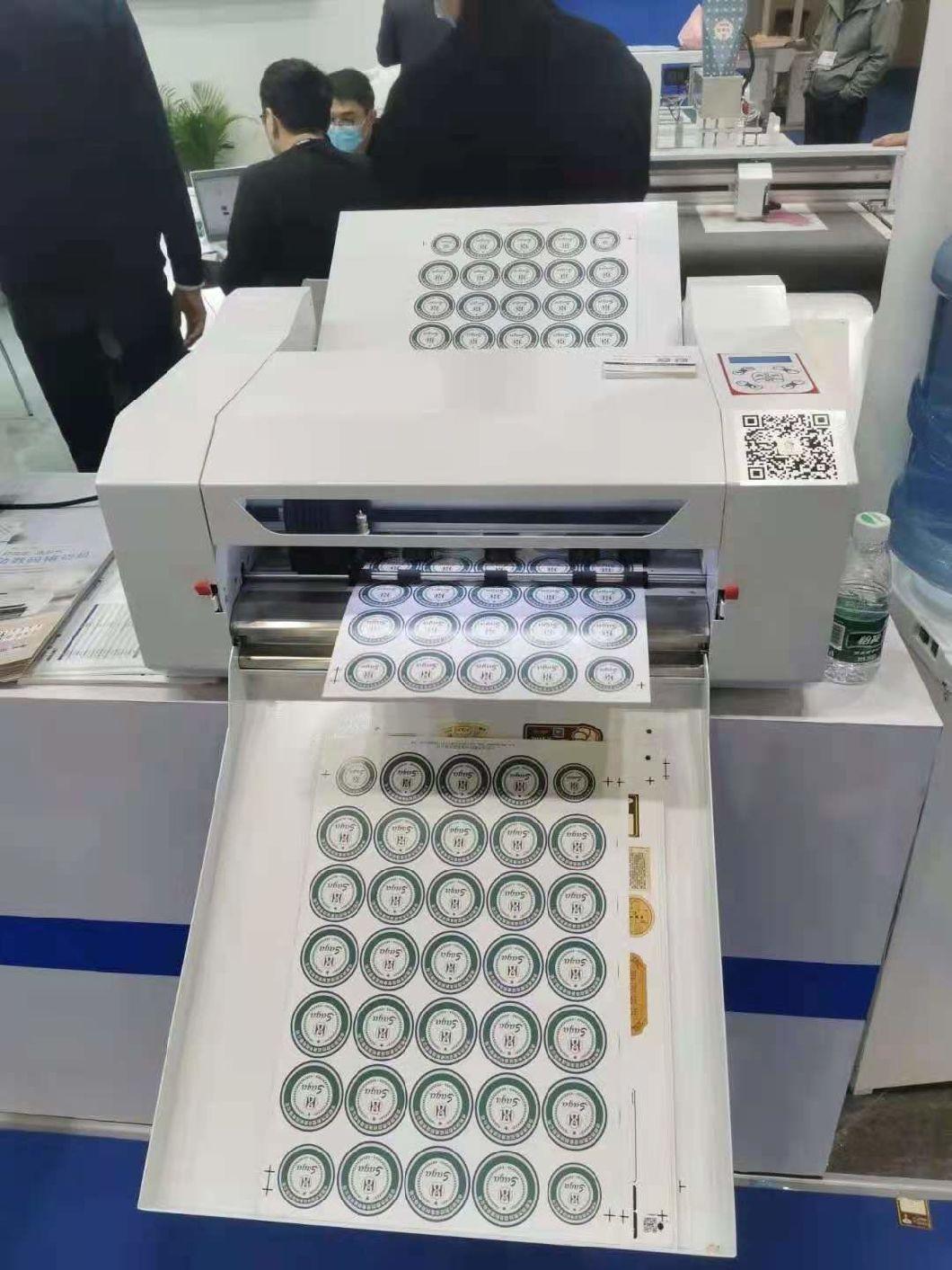 Automatic Adsorbed Durable Digital Feeding Die Sheet to Sheet Economical Cutter Plotter for Cutting Stickers and Cardstocks Laser