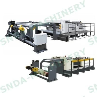Rotary Blade Two Roll Duplex Paper Sheeting Machine China Factory