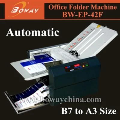 Boway Automatic Office A3 A4 B7 B6 Paper Sheet Folder Creasing and Folding Machine
