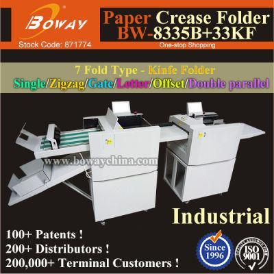 Industrial A3 A4 Paper Automatic Slitter Perforator Creaser Folders