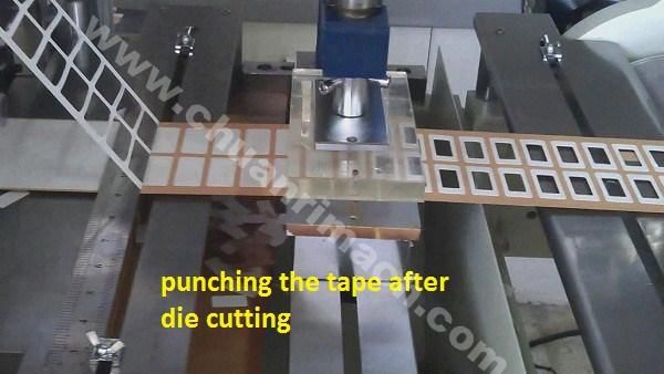 China Manufacturer Through Cut Bottle Cap Liner Die Cutting Machine
