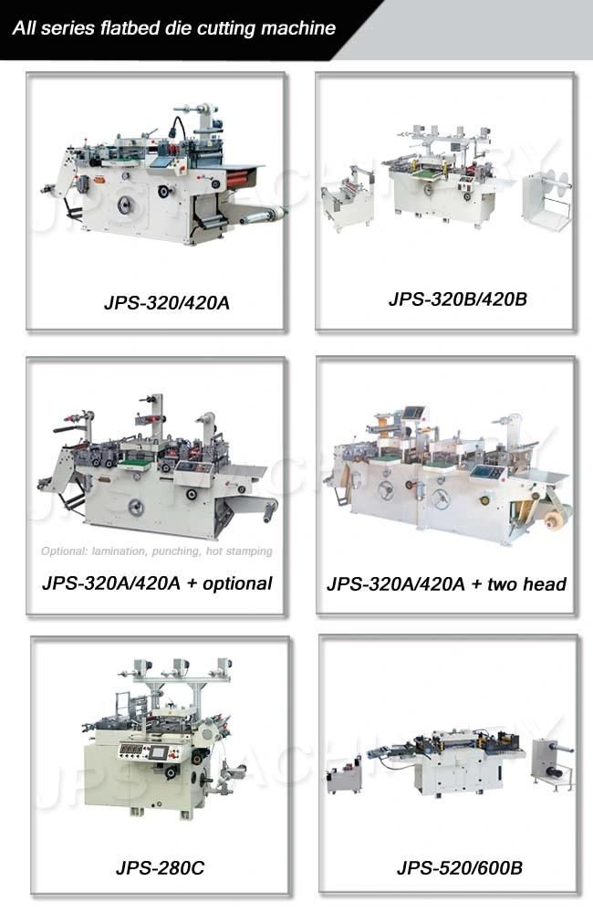 Label Automatic Die Cutter Machine with Lamination+Punching+Hot Stamping