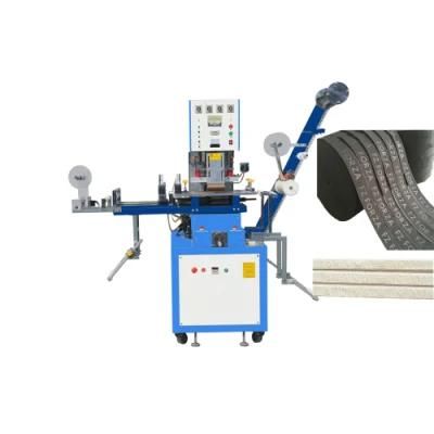 Automatic Electric Pneumatic Heat Embossing Machine for Ribbon Tapes
