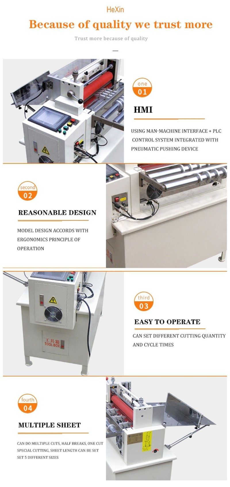 High Precision Marked Printed Material Sheet Cutting Machine