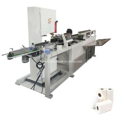Automatic Kitchen Towel and Toilet Paper Band Saw Cutting Machine