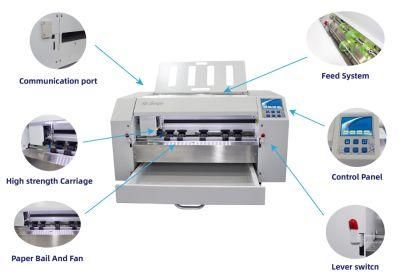 CCD Camera Intelligent Sticker Cutting Machine Auto Feeding Sheet Cutter