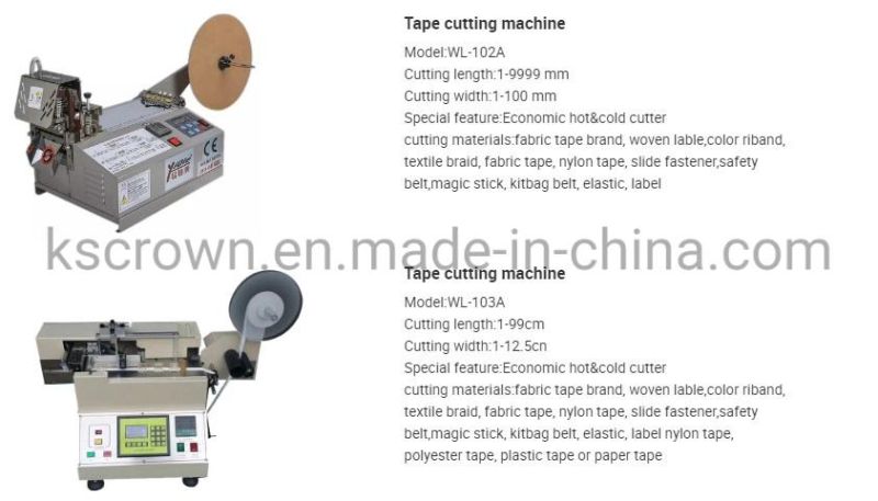 Woven Label Machine Price for Ribbon Label Cutting (WL-103B)