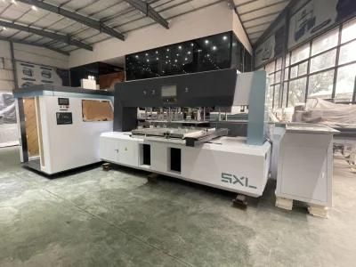 Double Heads Automatic Label/Box/Paper Cup Stripping/Blanking Machine with Paper Collecting