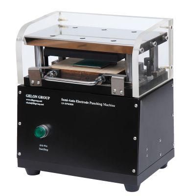 Compact &amp; Precision Pneumatic Die Cutter with a Pair Die for Pouch Battery Research/Making
