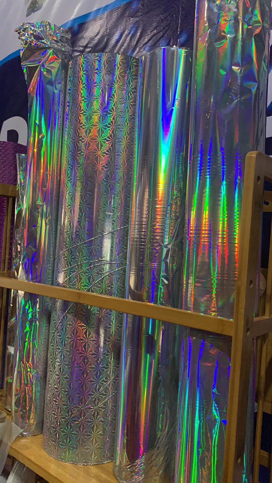 Polyster Glitter Film Hologram Laser Embossing Machine