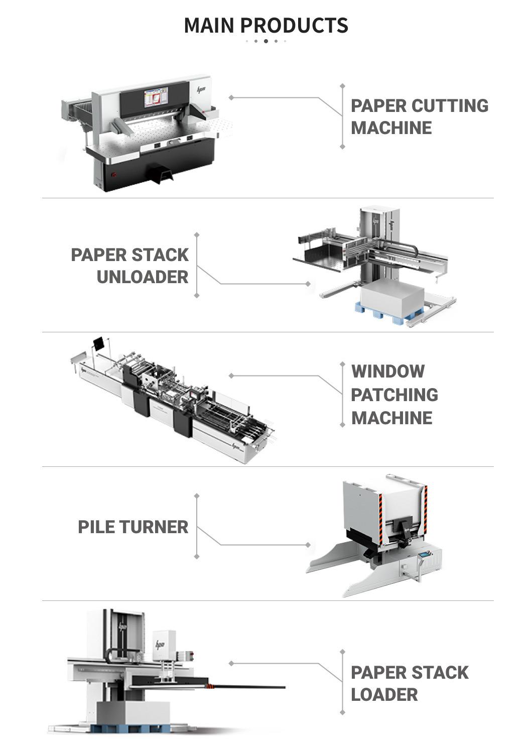 Program Control Paper Cutting Guillotine Machine