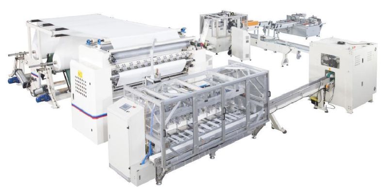 High Speed Automatic Facial Tissue Cutting Machine Log Saw