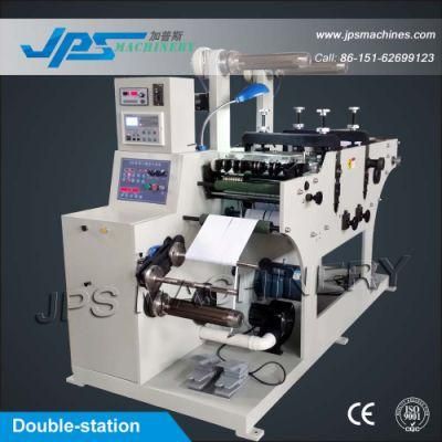 Double-Station Security Label Sticker Die Cutting Machinery with Slitting Function