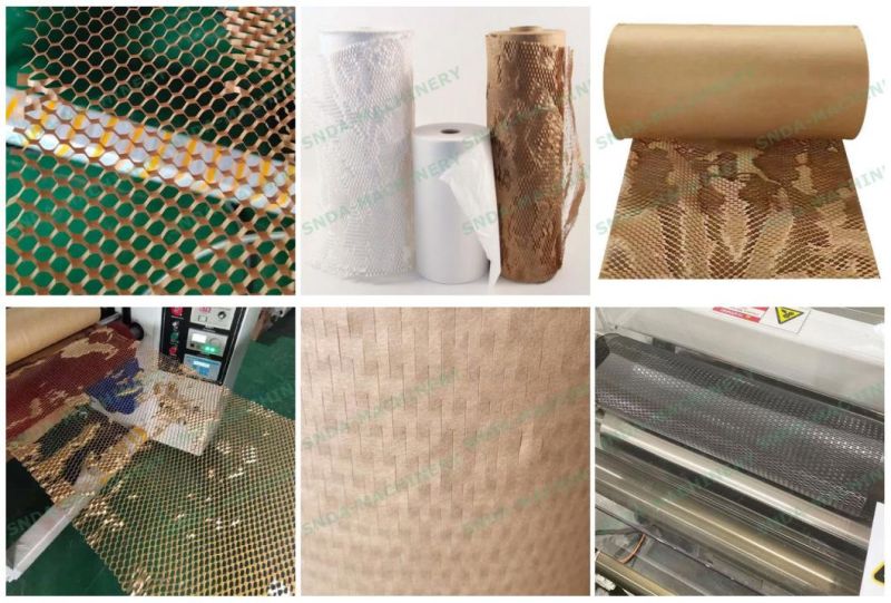 Kraft Honeycomb Paper Wrapping Roll Packing Paper Roll Making Machine