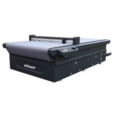 Auto Digital Flatbed Cutter Roll Auto Feeding Flatbed Cutter Servo Drives Multi-Function Cutter