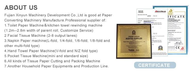 Z Folding High Quality Hand Towel Making Machine with Embossing