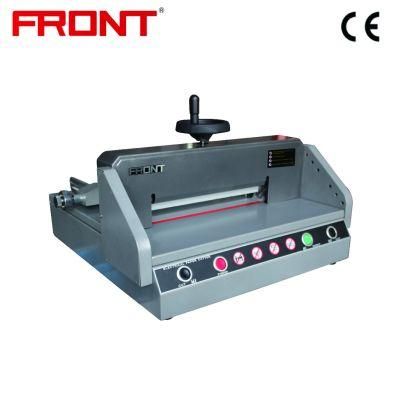 A4 330mm Desktop Electric Paper Automatic Push Paper Cutting Machine E330d CE Front Type Paper Cutting Machine