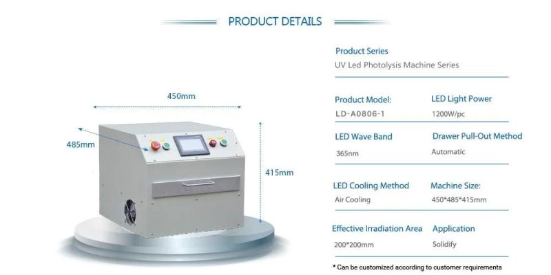 Air Cooling Gas UV Photolysis Purification Machine with Industrial Waste