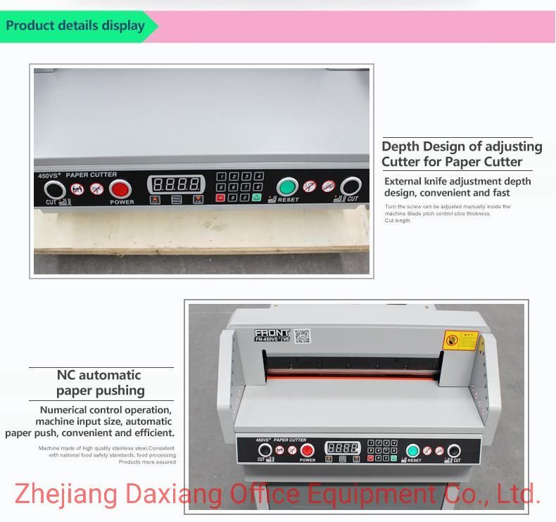 450mm A2 Size Automatic Electric Paper Cutter Machine with Digital Display
