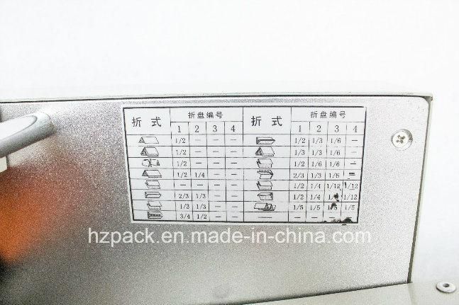 Ze-9b/4 Automatic Folding Machine for Paper, Specification From China
