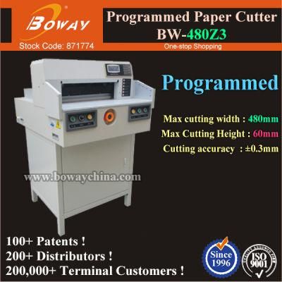 Boway 480mm Electrical Programmed Paper Cutter Machine Bw-480z3