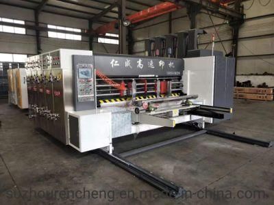 China High Speed Carton Flexo Printing Machine with Slotting Die Cutting