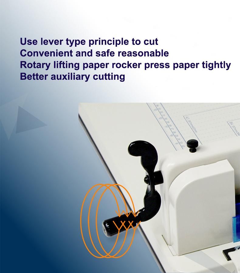 300*320mm Cutting Size Sample Guillotine Manual Paper Cutter