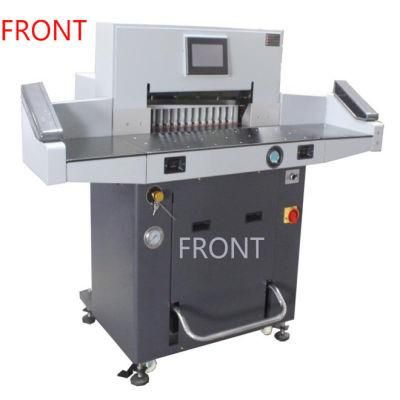 Microcomputer Hydraulic Paper Cutter Guillotine Machine 720mm with Side Table and Air Cushion H720rt