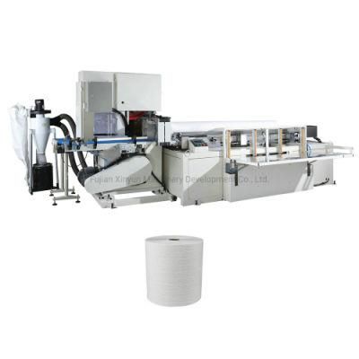 China Made Automatic Maxi Tissue Roll Band Saw Cutting Machine