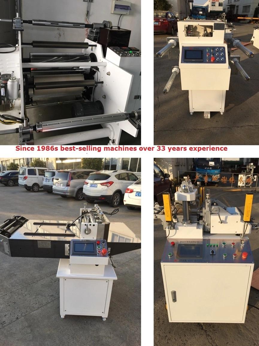 PVC Tape Sticker Plastic Tape Roll to Sheet Cutter Machine