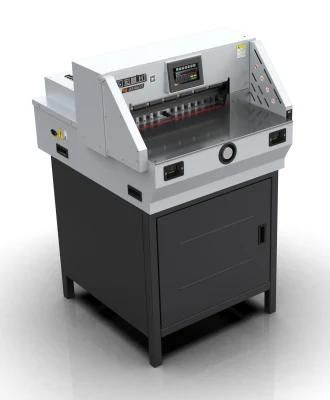 Office Electric Programmed Cutting Machines Paper Guillotine Front Fn-E490t Paper Cutting Machine 490mm Paper Cutter CE