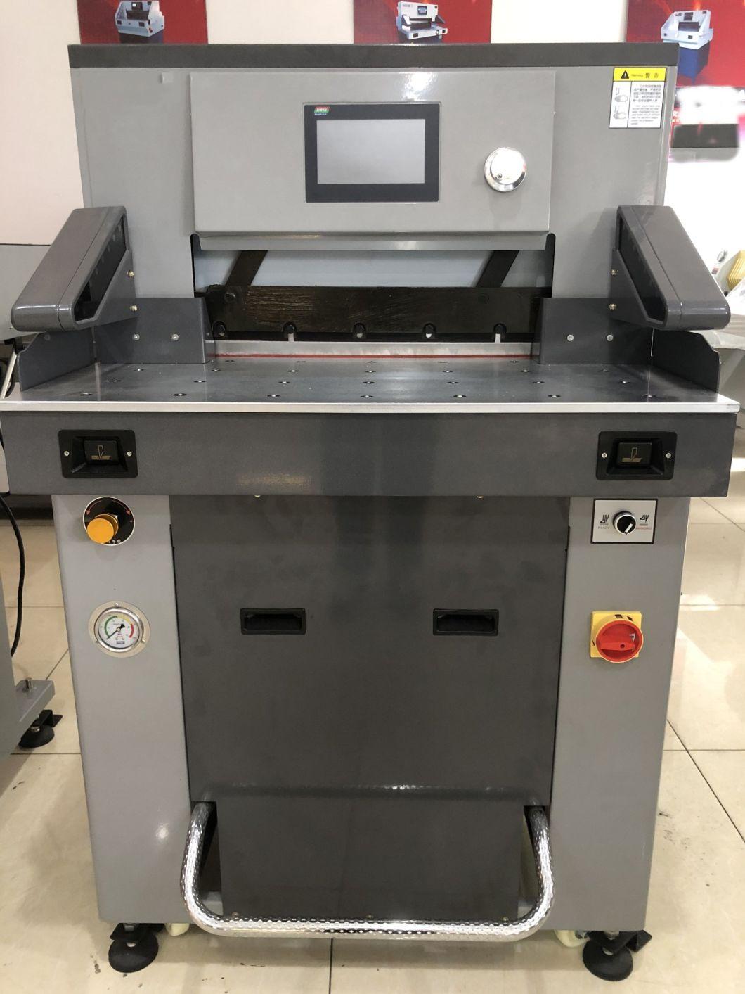 Programmed Mute Hydraulic Paper Cutter 670mm A3 Size Paper Cutting Machine H670TV7