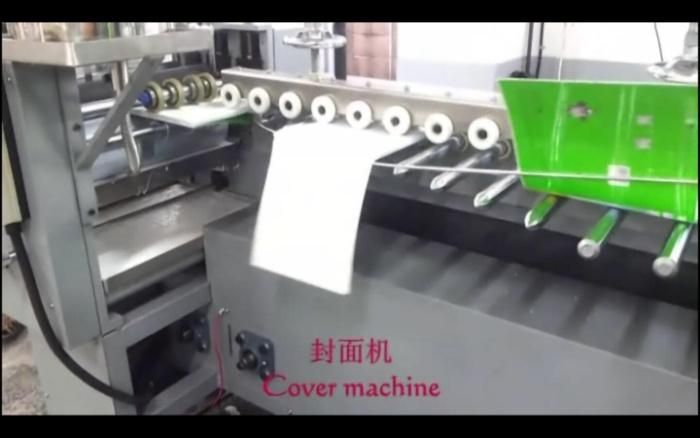 White Boardbook/Grey Boardbook Fixing Machine