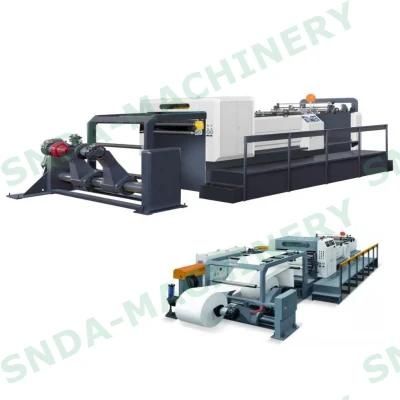 Rotary Blade Two Roll Duplex Paper Sheeting Machine China Manufacturer