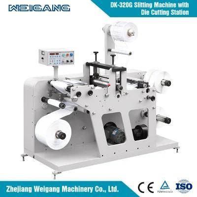 Automatic Slitting and Rewinding Machine with Die Cutting Station