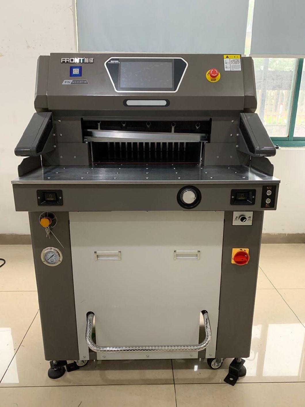 Hydraulic Guillotine High Speed Paper Cutting Machine Manufacture H5310TV8 H6810TV8